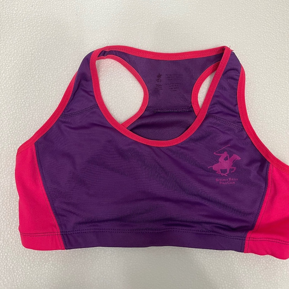 Beverly Hills Polo girls sports bra small